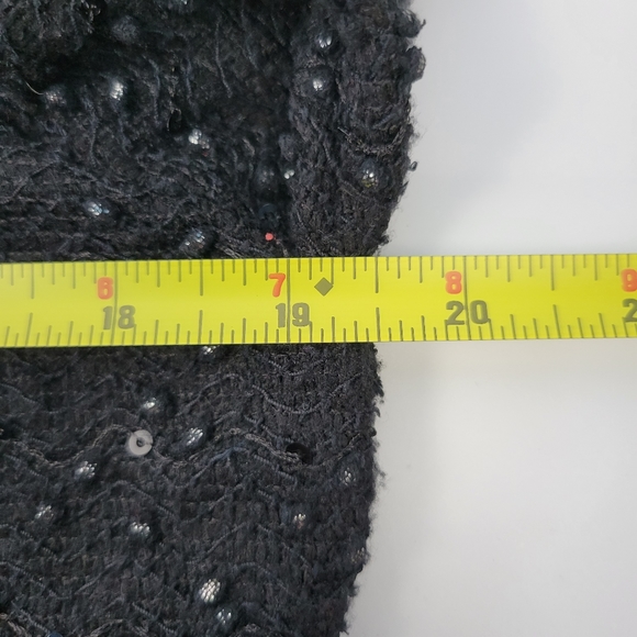 Jennifer Lopez Womens Blouse Size XL Shimmer Stretch Cutout - Picture 8 of 10